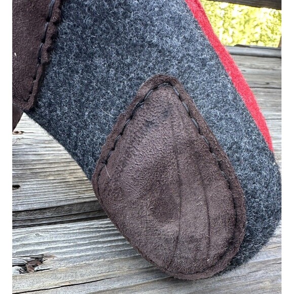 Klaveness of Norway Women's 36 US 6 Wool Slippers Red - Picture 9 of 11